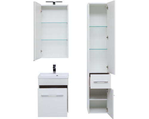 Зеркальный шкаф Aquanet Августа 50 210007 Белый