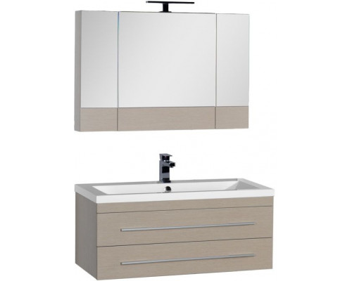 Зеркальный шкаф Aquanet Nota 100 158859 Дуб светлый