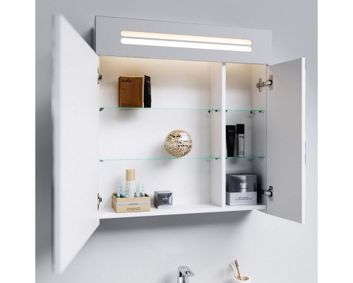 Зеркальный шкаф Aqwella Нео 60 Neo.04.06 с подсветкой Белый