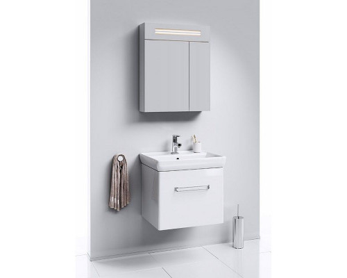 Зеркальный шкаф Aqwella Нео 60 Neo.04.06 с подсветкой Белый