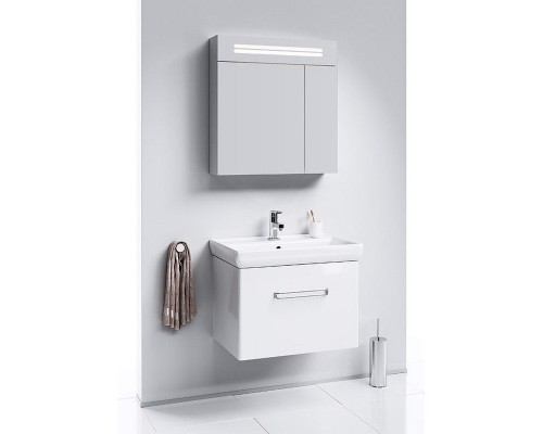 Зеркальный шкаф Aqwella Нео 70 Neo.04.07 с подсветкой Белый