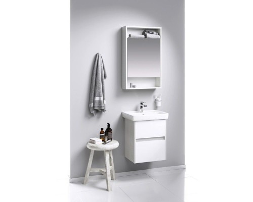 Зеркальный шкаф Aqwella Сити 50 SIT0405DK Дуб канадский