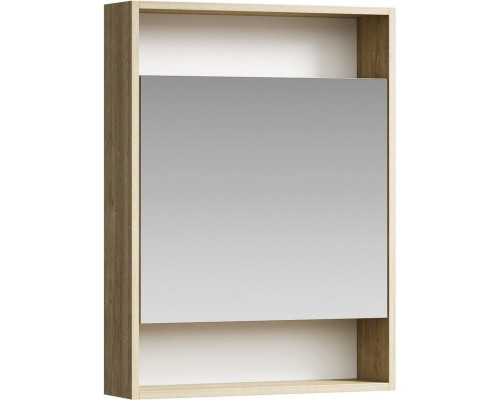Зеркальный шкаф Aqwella Сити 60 SIT0406DB Дуб балтийский