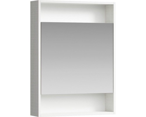 Зеркальный шкаф Aqwella Сити 60 SIT0406DK Дуб канадский