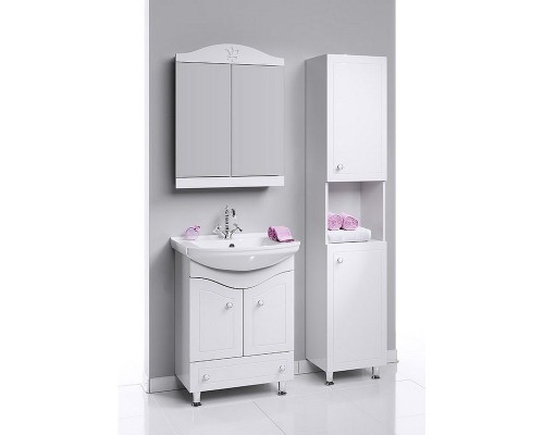 Зеркальный шкаф Aqwella Франческа 65 FR0406 Белый