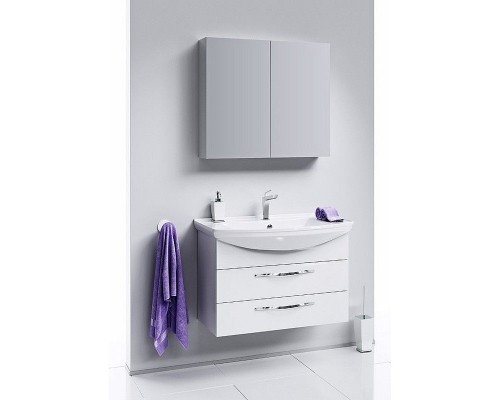 Зеркальный шкаф Aqwella МС 70 МС.04.07 Белый