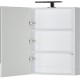 Зеркальный шкаф Aquanet Нота 58 165370 L Белый