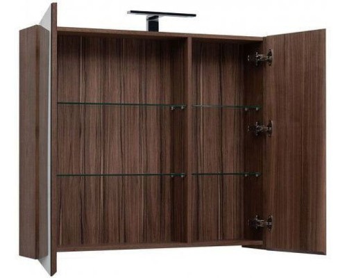Зеркальный шкаф Aquanet Нью-Йорк 100 L 203955 Орех