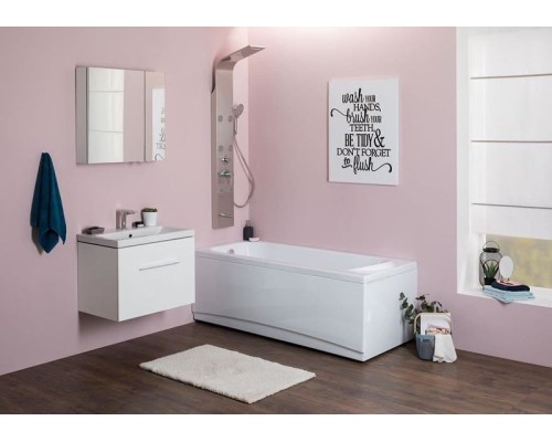 Зеркальный шкаф Aquanet Порто 70 L 241748 Белый глянец