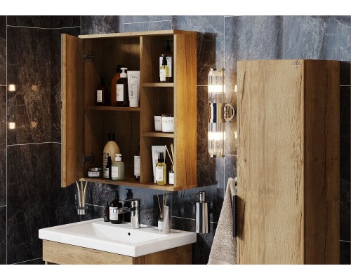 Зеркальный шкаф Onika Легран 60.00У 206071 Дуб галифакс