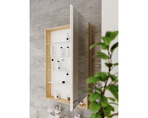 Зеркальный шкаф 1MarKa Mira 60 У84861 Дуб сонома