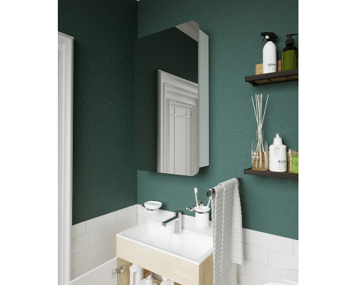 Зеркальный шкаф 1MarKa Nuvo 50 У83224 Белый