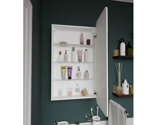 Зеркальный шкаф 1MarKa Nuvo 50 У83224 Белый