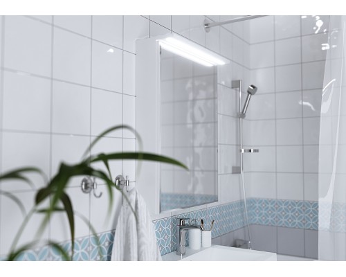 Зеркальный шкаф 1MarKa Соната 60 Ц0000007617 с подсветкой  Белый глянец