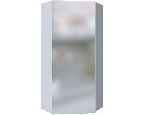 Зеркальный шкаф 1MarKa Penta 43П Ц0000005168 угловой Белый глянец