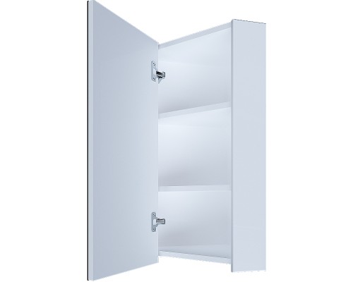 Зеркальный шкаф 1MarKa Penta 43П Ц0000005168 угловой Белый глянец