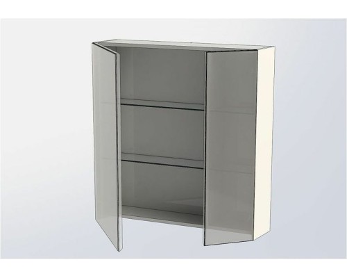 Зеркальный шкаф Aquanet Йорк 85 202089 Белый