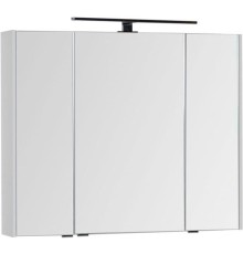 Зеркальный шкаф Aquanet Латина 90 179605 Белый
