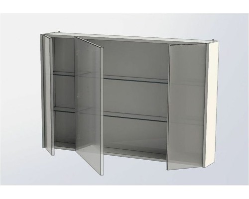 Зеркальный шкаф Aquanet Остин 120 L 203926 Белый