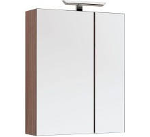 Зеркальный шкаф Aquanet Нью-Йорк 70 L 203952 Орех