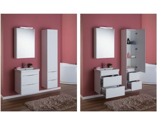 Зеркальный шкаф Aquanet Орлеан 60 R 183076 Белый