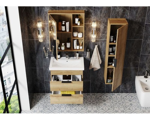 Зеркальный шкаф Onika Легран 50.00У 205022 Дуб галифакс