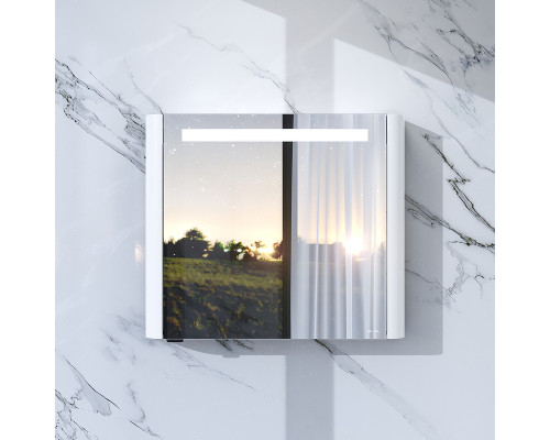 Зеркальный шкаф AM.PM Sensation 80 L M30MCL0801WG Белый глянцевый