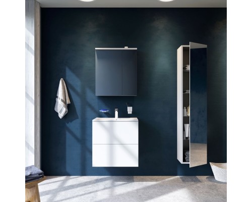 Зеркальный шкаф AM.PM Spirit V2.0 60 L M70AMCL0601WG с подсветкой Белый