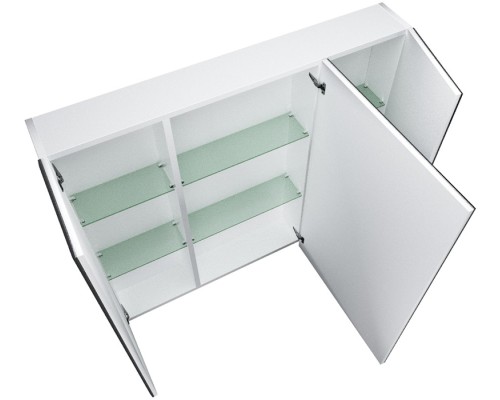 Зеркальный шкаф 1MarKa Соната 90 Белый глянцевый