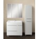 Зеркальный шкаф 1MarKa Соната 90 Белый глянцевый