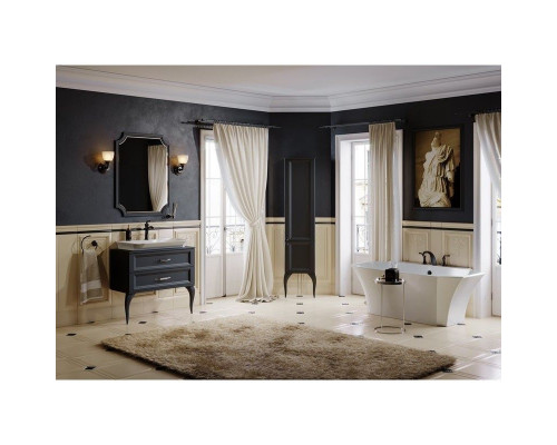 Зеркало Aqwella 5 Stars La Donna 72 LAD0207BLK Черный