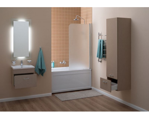 Зеркало Aquanet Нота 45 159094 с подсветкой Алюминий