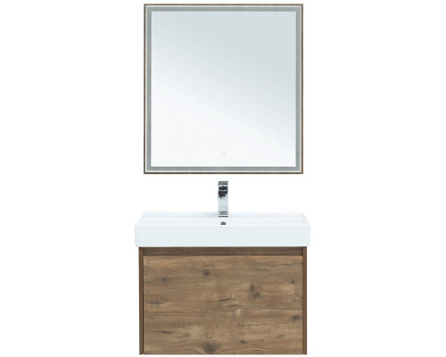 Зеркало Aquanet Nova Lite 75 249513 с подсветкой Дуб рустикальный