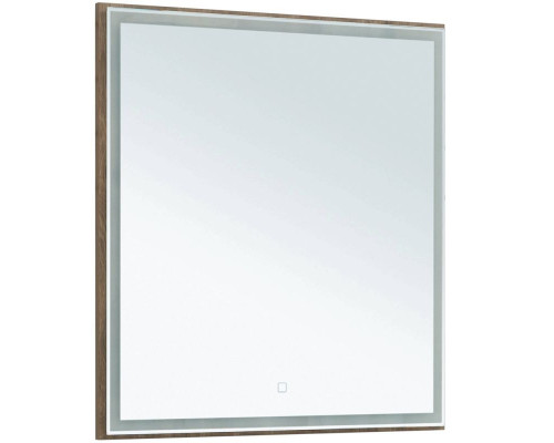 Зеркало Aquanet Nova Lite 75 249513 с подсветкой Дуб рустикальный
