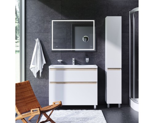 Зеркало AM.PM Gem 100 M91AMOX1003WG с подсветкой с механическим выключателем