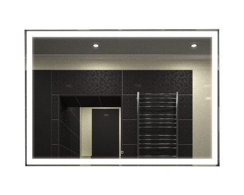 Зеркало Континент Mercury 1200х700 ЗЛП464 с подсветкой с сенсорным выключателем