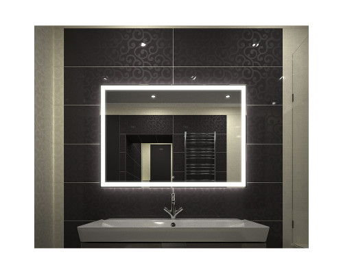 Зеркало Континент Mercury 1200х700 ЗЛП464 с подсветкой с сенсорным выключателем