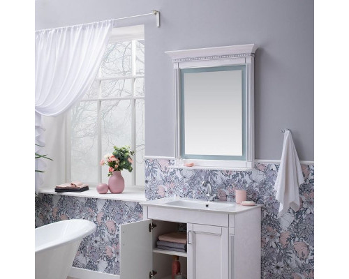 Зеркало Aquanet Селена 70 246509 с подсветкой с сенсорным выключателем Белое