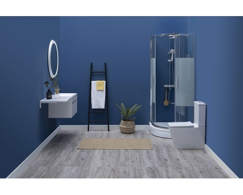 Зеркало Aquanet Дакар 80 241820 с подсветкой Белый глянец