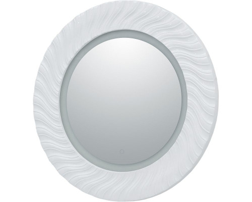 Зеркало Aquanet Милан 80 241821 с подсветкой Белый глянец