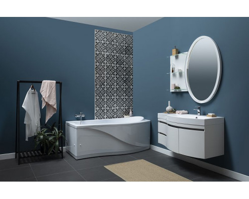 Зеркало Aquanet Опера 70 212365 с полкой с подсветкой Белое