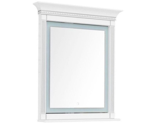 Зеркало Aquanet Селена 90 201646 с подсветкой с сенсорным выключателем Белое