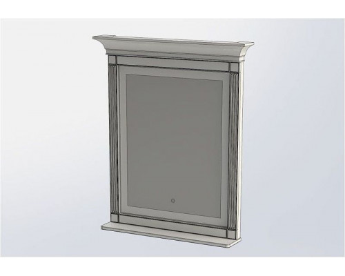 Зеркало Aquanet Селена 90 201646 с подсветкой с сенсорным выключателем Белое