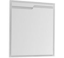 Зеркало Aquanet Модена 85 196966 с подсветкой Белое