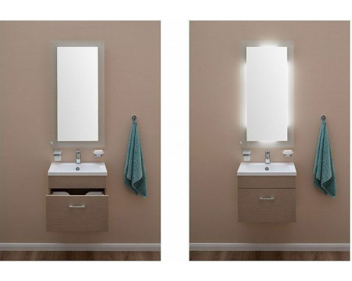 Зеркало Aquanet Нота 50 159095 с подсветкой Белое