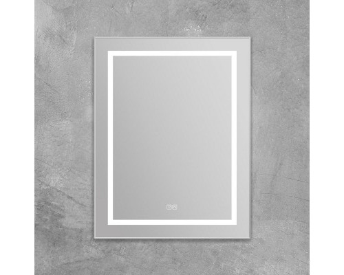 Зеркало BelBagno Kraft 68.5 SPC-KRAFT-685-885-TCH-WARM с подсветкой с подогревом Сатин с сенсорным выключателем