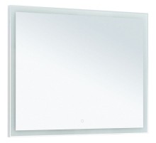 Зеркало Aquanet Гласс 120 274009 с подсветкой Белый глянец с сенсорным выключателем