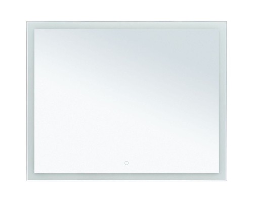 Зеркало Aquanet Гласс 120 274009 с подсветкой Белый глянец с сенсорным выключателем