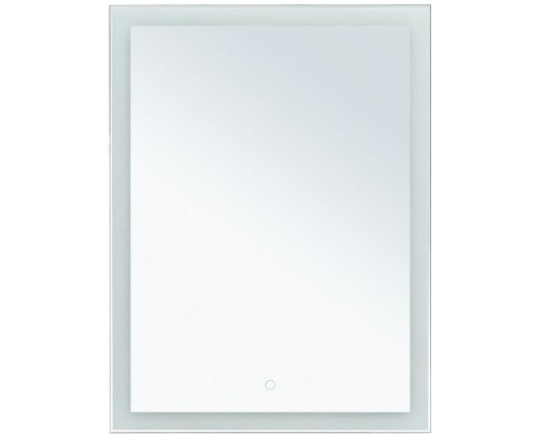 Зеркало Aquanet Гласс 60 274025 с подсветкой Белый глянец с сенсорным выключателем