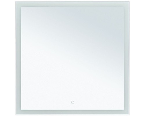 Зеркало Aquanet Гласс 80 274016 с подсветкой Белый глянец с сенсорным выключателем